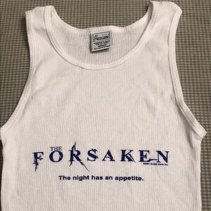 The Forsaken 2001 Kerr Smith - Vampire Hunter Movie Promo White Tank Top #1203